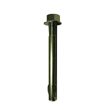 Wej-It Z1423 Bolt Wedge Anchor, Steel, Zinc Plated, Vibration Resistant, Meets ASTM B-633 Specifications, 1/4" Diameter, 2-3/4" Length, 1/4"-20 Threads, Pack Of 20