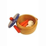 from Bigjigs Toys Wooden Casserole Dish With Veg