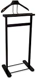 Proman - Valet Stand, Mahogany with Black Hardware