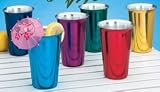 Retro Aluminum Tumblers Set of 6