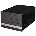 SilverStone Sugo SG02B-F ABS/SECC Steel MicroATX Desktop Computer Case - Retail (Black)