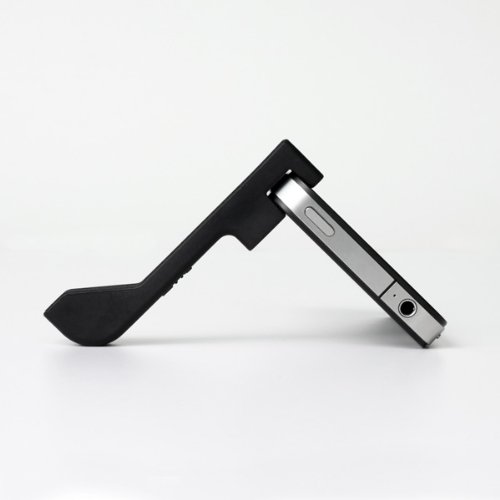 SP067:iPhone4S/4用三脚マウント＆スタンド「glif for iPhone4」_「iPhone 撮影」「三脚マウント」「簡易スタンド」