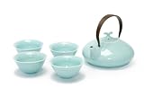La Cafetiere Geisha Tea Set, Japanese Teapot and small cups