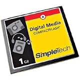 Canon / Simpletech 1 GB Compact Flash Memory Card.
