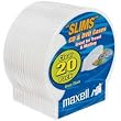 MAXELL CD-356 DISC CASE (SHELL)CLEAR 20PK