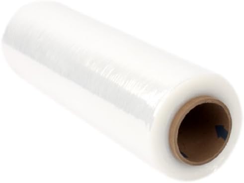 Pratt Plus APBH1870 Polyethylene Standard Blown Stretch Wrap, 1500' Length x 18" Width x 17.8 microns Thick, Clear (Pack of 4)