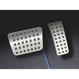 Dodge Caliber & Jeep Compass Patriot Polished Stainless Steel Pedal Covers by Mopar