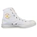 Converse All Star Hi Reggae Shoe - White, UK 3