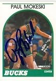 Paul Mokeski Autographed/Hand Signed Basketball Card (Milwaukee Bucks)