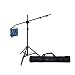Limo Pro Studio Photo Studio Lighting Boom Light Stand Kit, Heavy Duty, Double Saddle Bag, Carry Case, AGG681