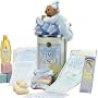 Sweet Baby Cherished Memories Baby Time Capsule, Teddy Bear & Baby Bath Gift Basket - Baby Girl Pink