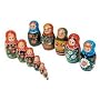 7 pc Russian Nesting dolls