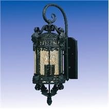 Maxim Lighting 30144ASCF - Aztec 3 Light Outdoor Wall Lantern - 30144ASCF by Maxim Lighting