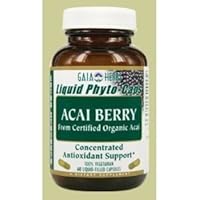 Gaia Herbs Acai Berry, Vegetarian Liquid-Filled Capsules 60 ea