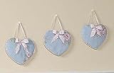 Sky Blue and Pink Shabby Chic Wall Hanging Accessories by JoJo Designs