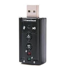 BUY ONE GET TWO FREE USB2.0 External High Quality 3D 7.1 Channel Audio Sound Card Adapter for MIC