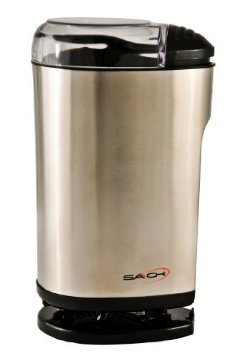 Saachi Coffee Grinder Stainless Steel, Also Grinds Spice and Nuts, Model SA-1445 For 220V COUNTRIES ONLY