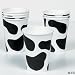 Cow Print Paper Cups - Set of 8!