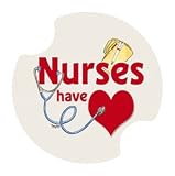 Nurses Have Heart - Carsters Car Coasters Two Pack