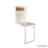 Southern Enterprises Fold-out Convertible Desk, Winter White