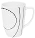 Kitchen & Housewares : Corelle Square 12-Ounce Mug, Simple Lines