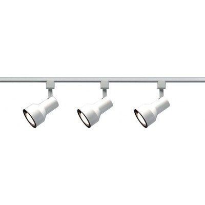 Nuvo Lighting TK320 3-Light Step-Cylinder Track-Lighting Kit - White