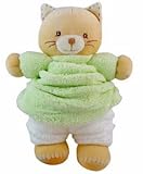 Plume Floppy Mint Kitty Cat Plush Baby Toy
