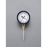 エスコ 0-120℃/0-0.6MPa/直径110mm水高計(立型) EA729PA-15