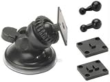 BRACKETRON SWM-400-BL LOW-PRO UNIVERSAL GPS WINDSHIELD MOUNT