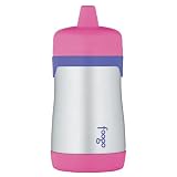 Thermos Foogo Phases Leak Proof Stainless Steel Sippy Cup, Pink/Purple, 10 Ounce ~ Thermos