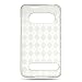 Premium TPU Flexi Argyle Gel Skin for HTC Evo 4G Flexible See Thru Skin, Clear Checkers Plaid Print