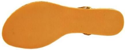 Luxury Divas Gold Sling Back Sandal With Big Gem Shoe Size 8.5