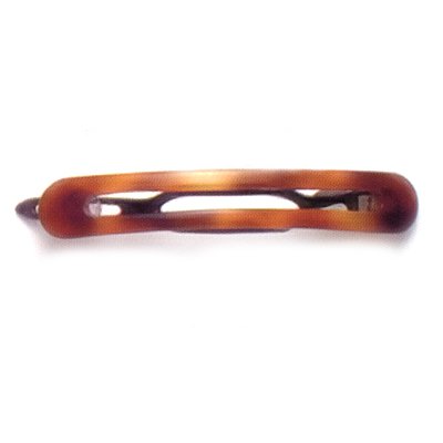 Caravan Hand Made Oval Tortoise Rubberized Barrette 76 mm (Haarspange) Preisvergleich