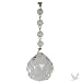 Dress My Cupcake 5 Clear Modern Grand Magnetic Hanging Crystal, Set of 3 - Elegant Decor, Wedding Favors, Party Supplies