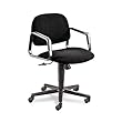 Solutions Seating&reg; Mid Back Swivel/Tilt Chair, Olefin, Black (HON4002AB10T)