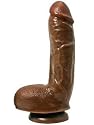 Adam Eve Large Realistic Cinnamon Color 8 Inch Penis Dildo