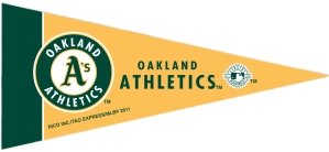 Oakland Athletics MLB Mini Pennants - 8 Piece Set