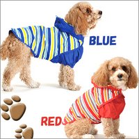 3way　レインコート（犬用） レッド　12号