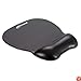 Gel Mouse Pad with Wrist Rest, Nonskid Base, 8-1/4 x 9-5/8, Black