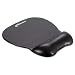 image and picture of Black Fellowes® Softskin Gel Mouse Pad with Wrist Rest (IVR51450) Category: Mouse Pad and Wrist Rest Combinations
