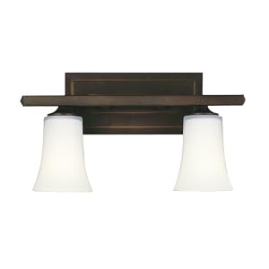 Murray Feiss VS8702-ORB Two-Light Boulevard Collection Vanity Strip, Oil Rubbed Bronze... by Murray Feiss