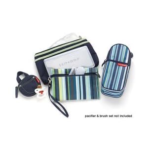 Skip Hop Diaper Bag Details - Blue Stripe