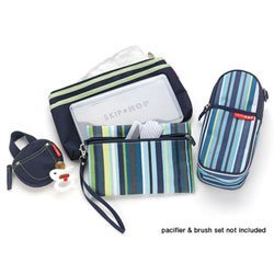 Skip Hop Diaper Bag Blue Stripe