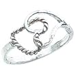Sterling Silver Heart Promise Ring Sz 7