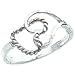 Sterling Silver Heart Promise Ring Sz 7
