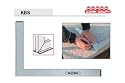 Equerre Aluminium - Equerre - Equerre avec angle d'arr&ecirc;t : Dimensions : 100x50cm