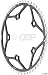 FSA Pro Road S9/C10 44t 130mm Black Chainring