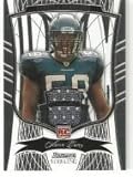 2009 Bowman Sterling #163 Aaron Curry - Seattle Seahawks (Rookie Card - Piece of Authentic Jersey - Serial #d to 749) (Football Cards)