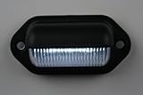 LED Convenience Courtesy or License Plate Light - Six (6) Warm White LED - Waterproof, Compact 12vdc Fixture Truck, Auto, RV, Aircraft lighting