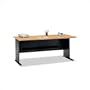 Bush Furniture 72" Series A Wood Credenza Desk in Beech